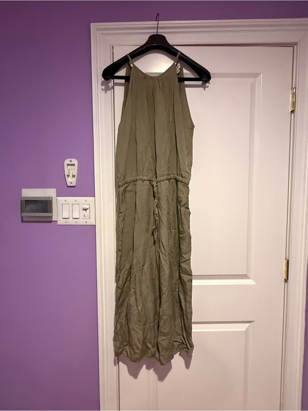 Cloth & Stone Army green jumpsuit